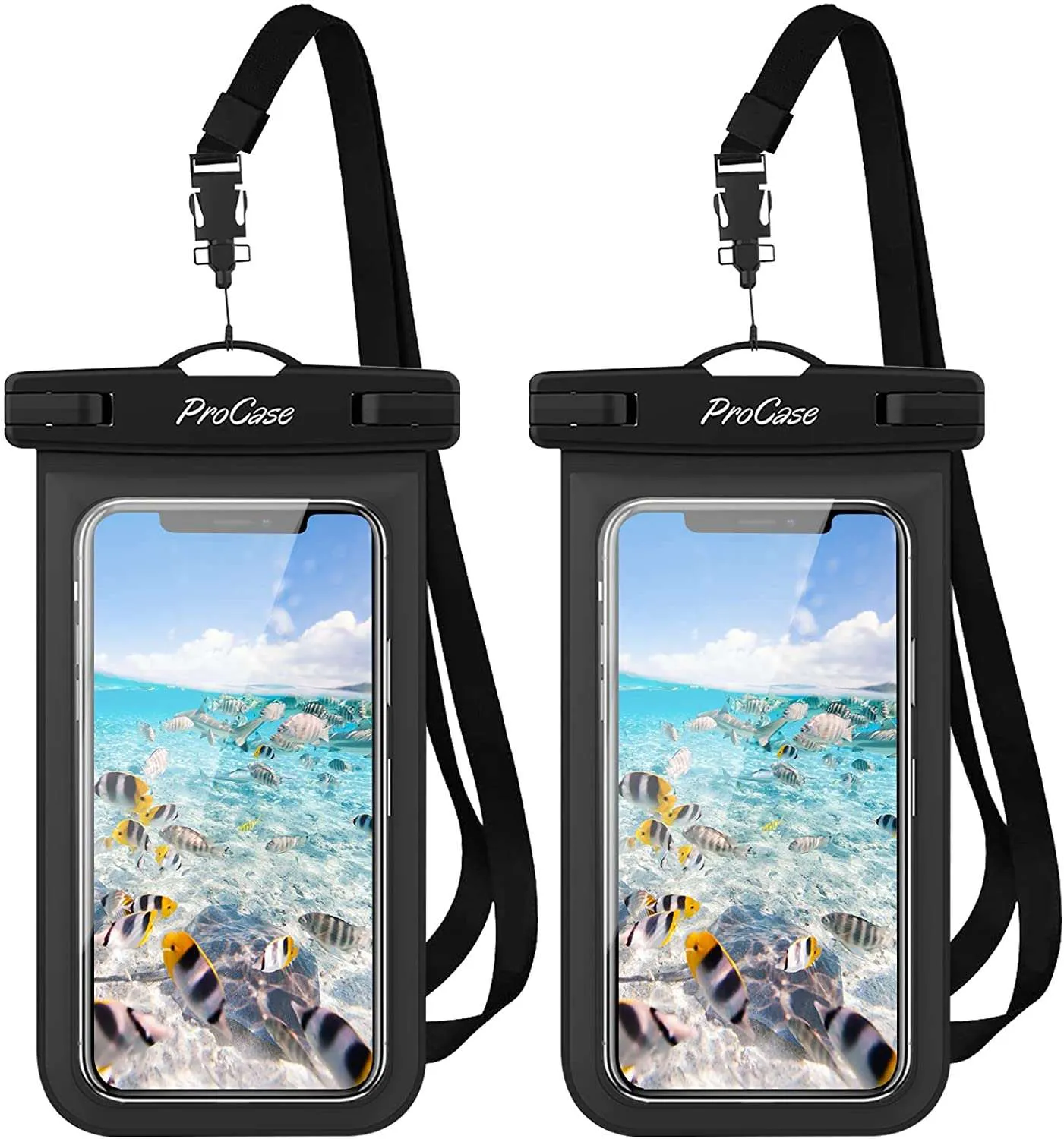 (2 Pack) Universal Waterproof Cellphone Pouch | ProCase