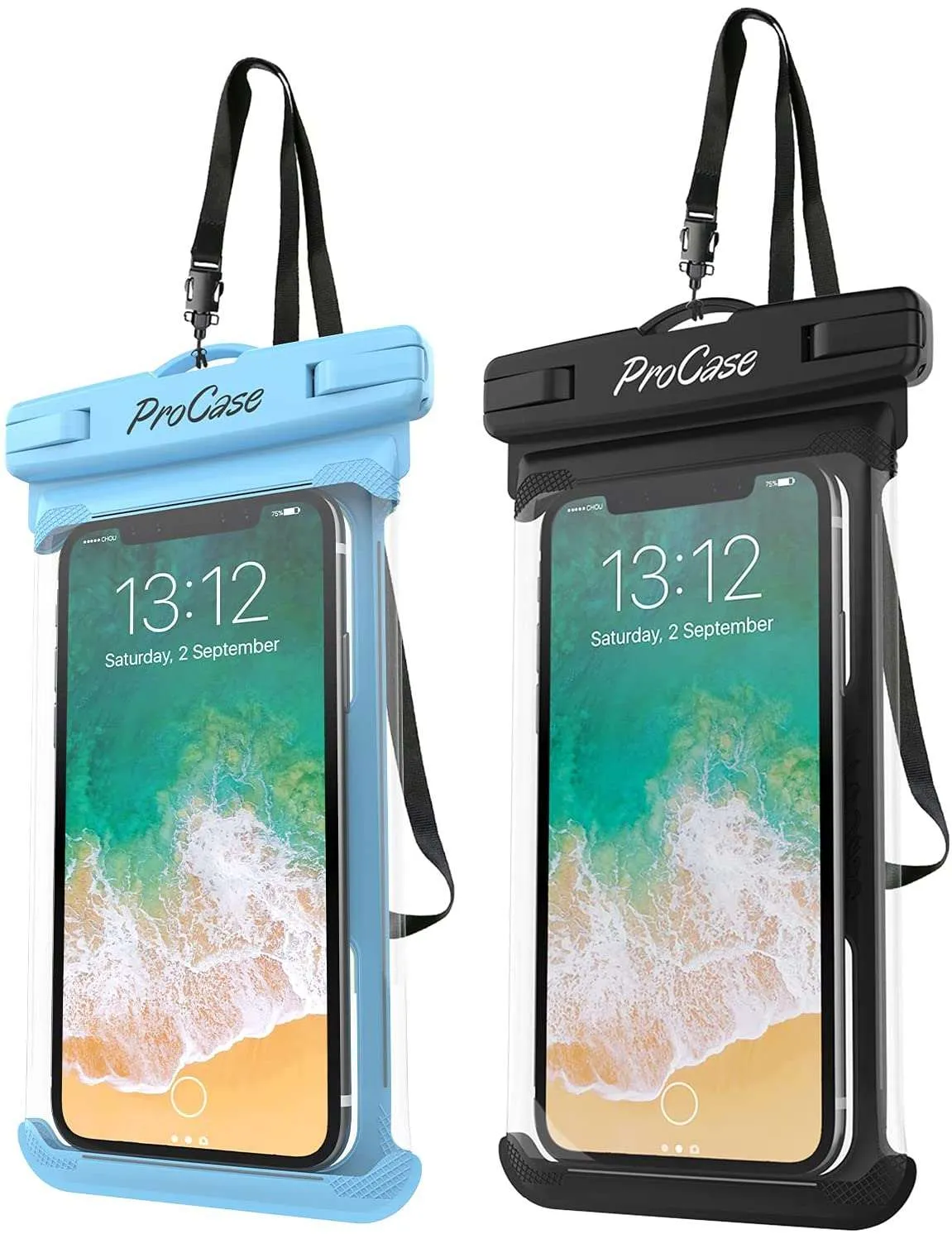 (2 Pack) Universal Waterproof Phone Case DryBag | ProCase