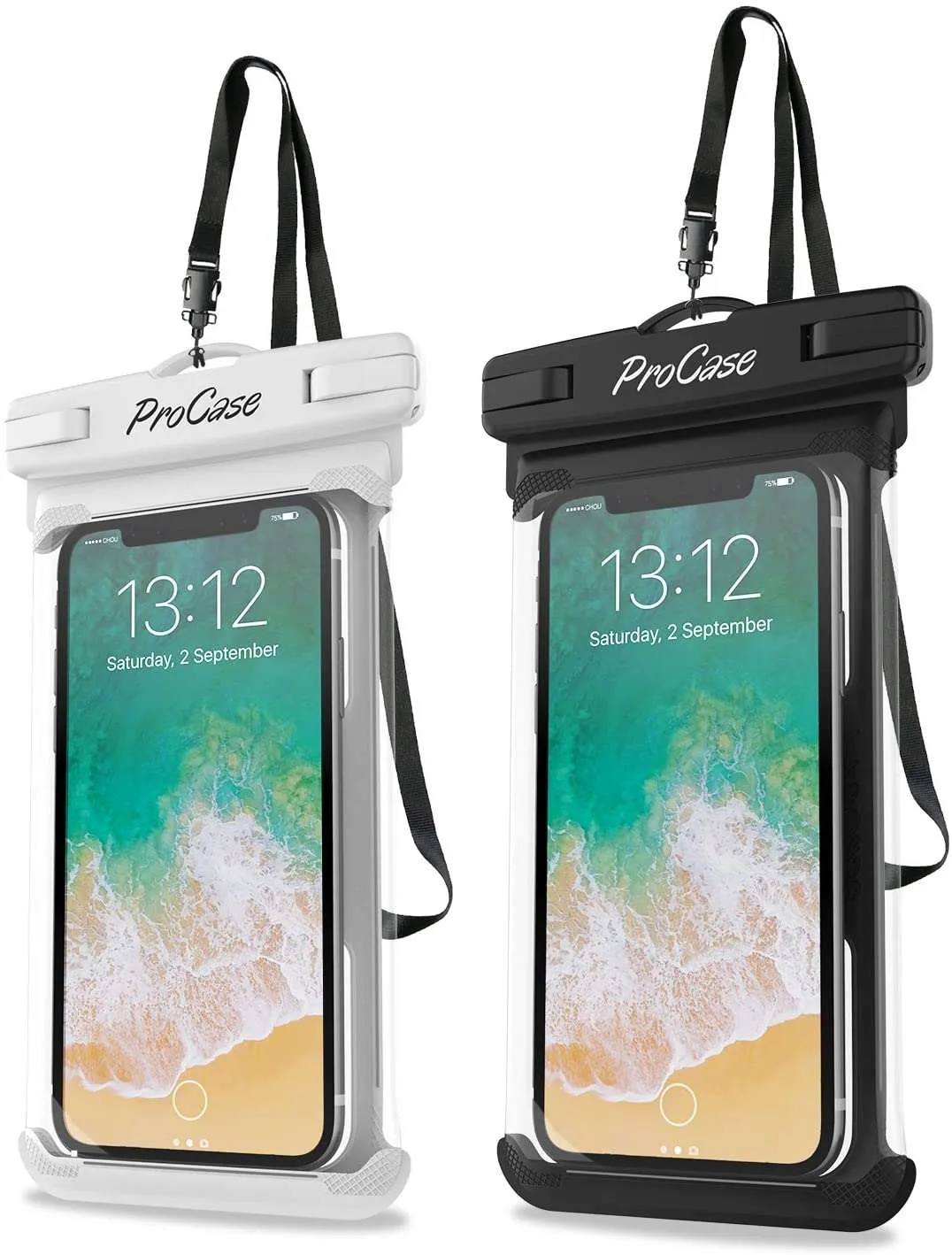 (2 Pack) Universal Waterproof Phone Case DryBag | ProCase