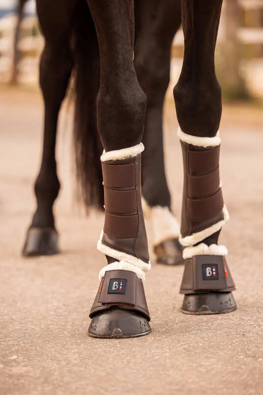 B Vertigo Wellington Bell Boot- Brown