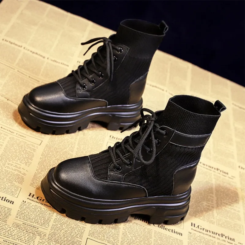 Bria Stylish Army Style Boots