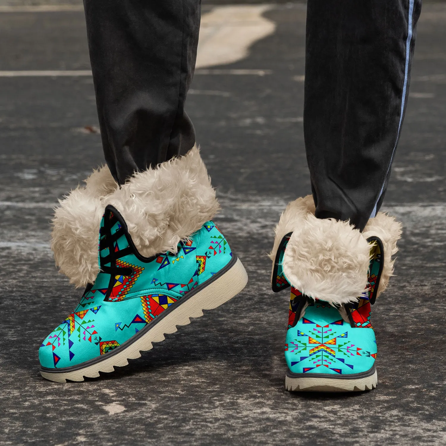 Buffalo Jump Turquoise Polar Winter Boots