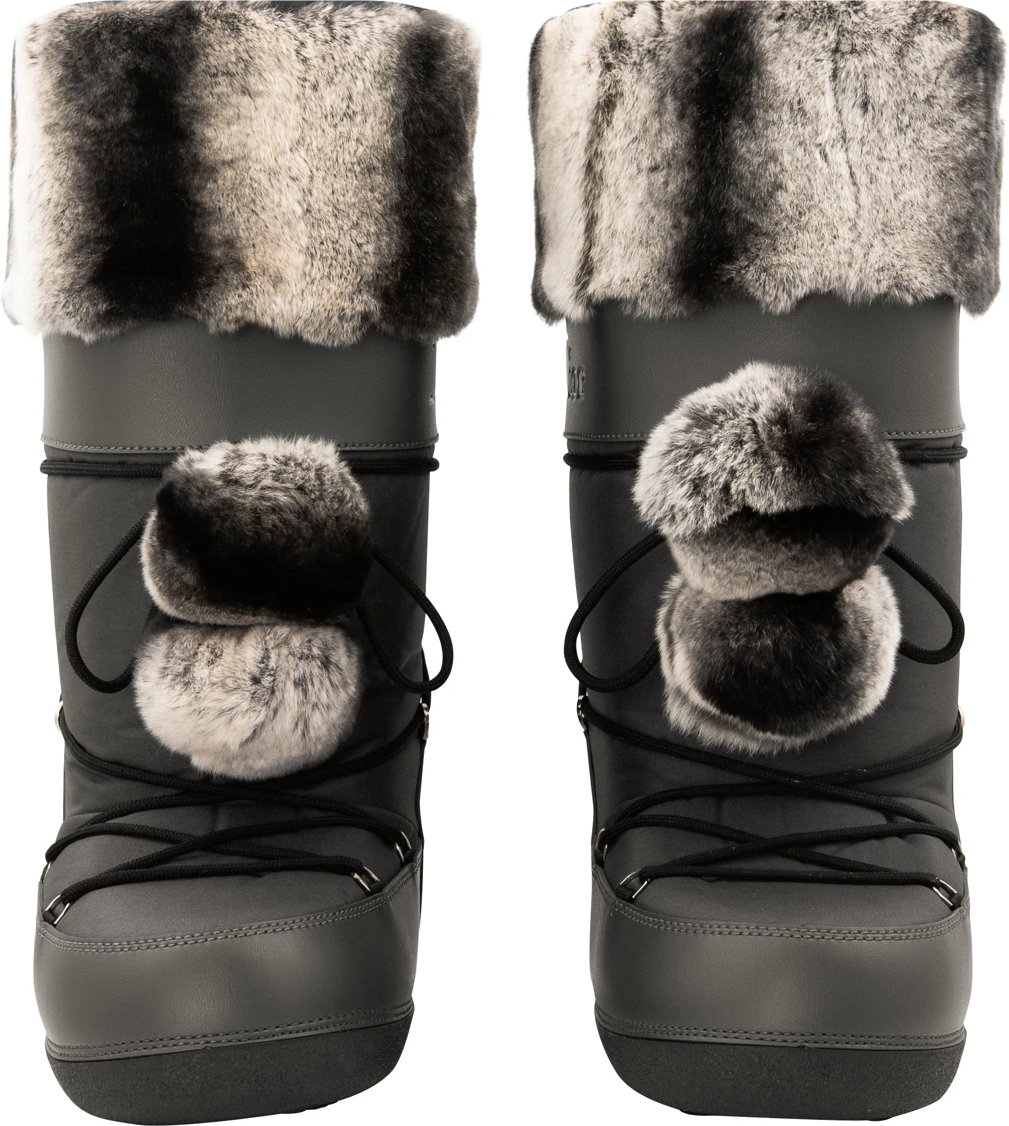 Christian Dior Black Logo Moon Boots