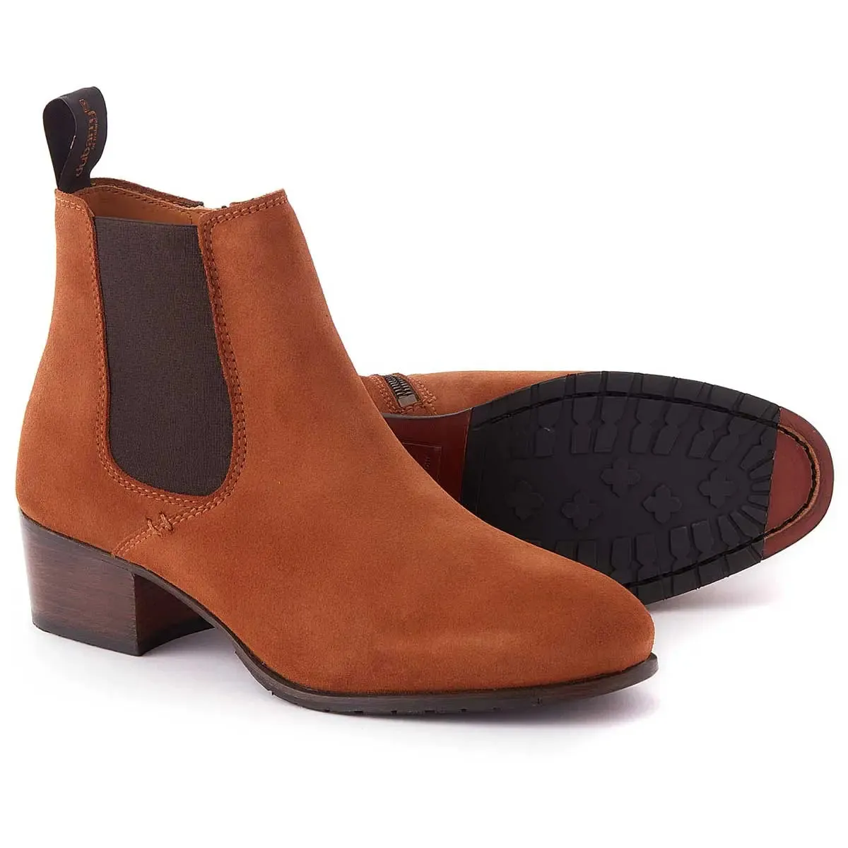 DUBARRY Bray Chelsea Boots - Ladies - Camel Suede