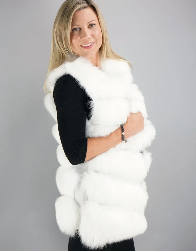 Fashion Fox Vest- White