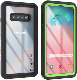 Galaxy S10 Water/Shockproof Screen Protector Case [Light Green]