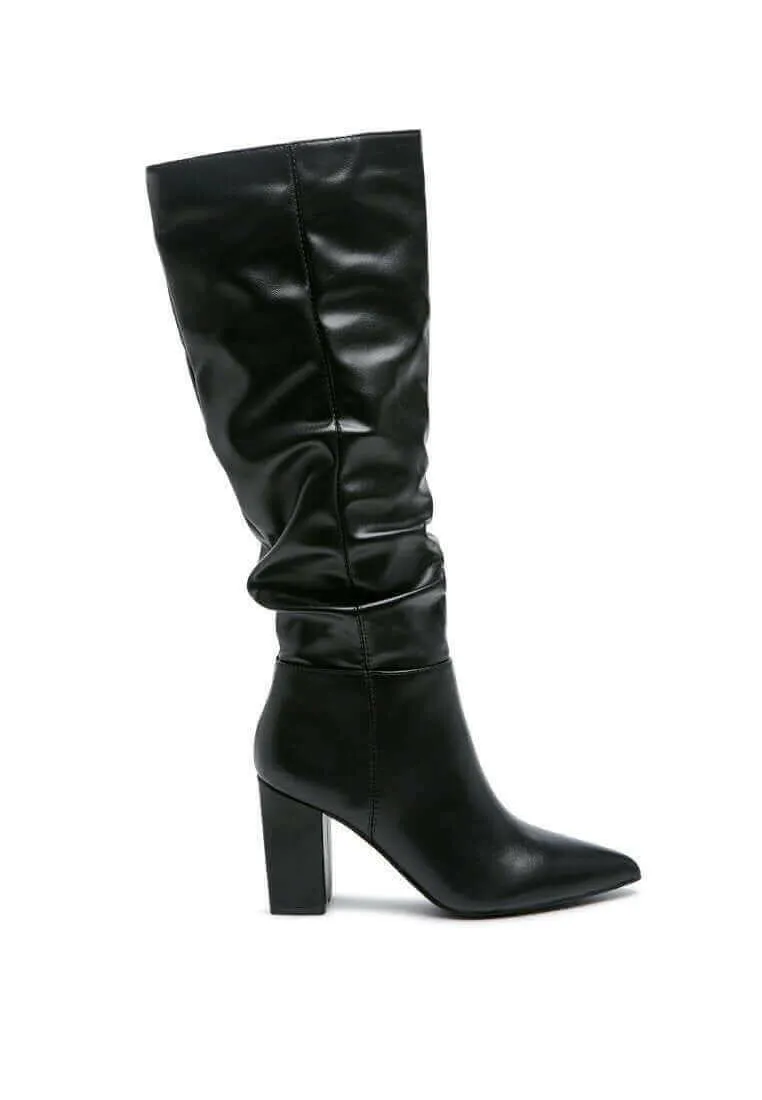 hanoi knee high slouch boots