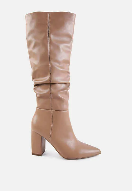 hanoi knee high slouch boots