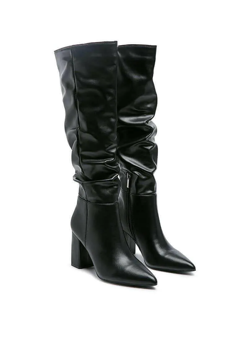 hanoi knee high slouch boots