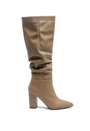 hanoi knee high slouch boots