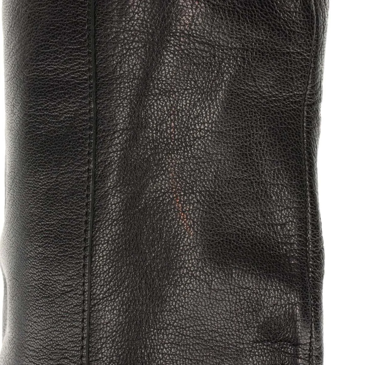 Jimmy Choo Leather Long Boots Black