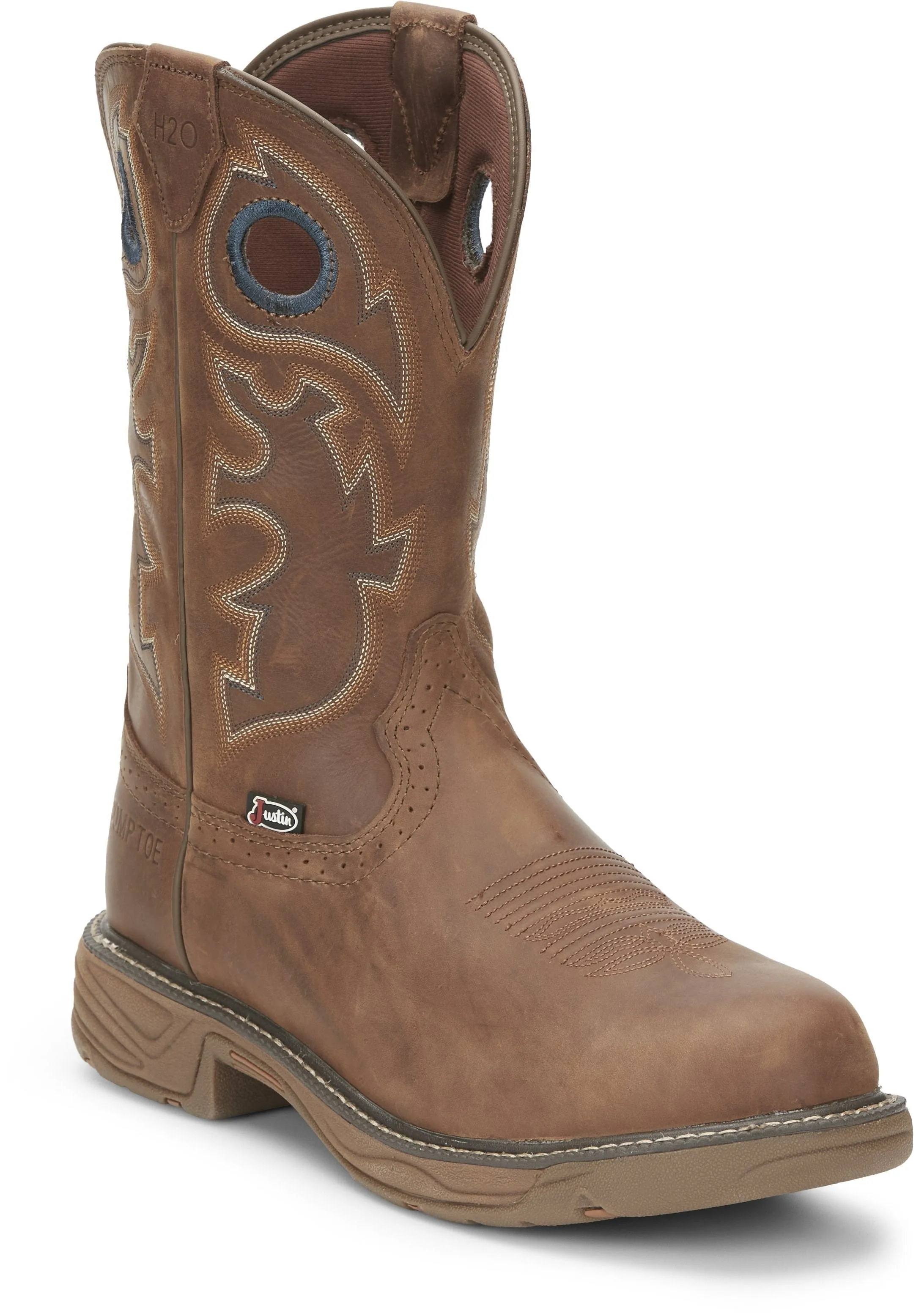 Justin Stampede Rush Round Toe Work Boot SE4334