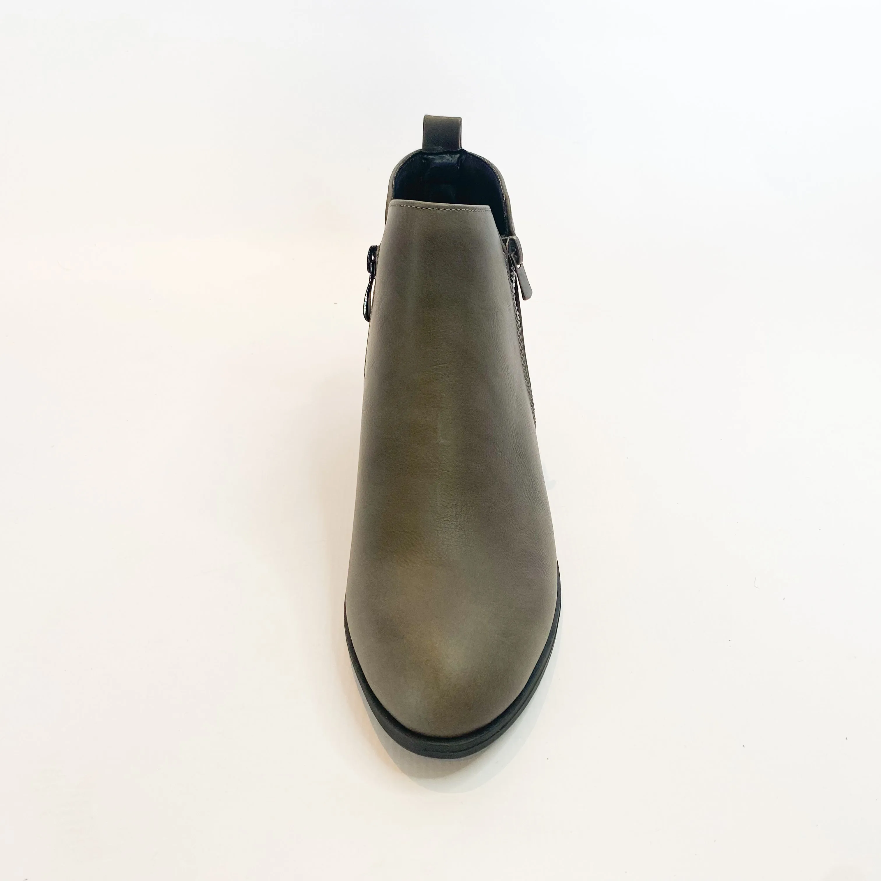 KG grey side zip boot