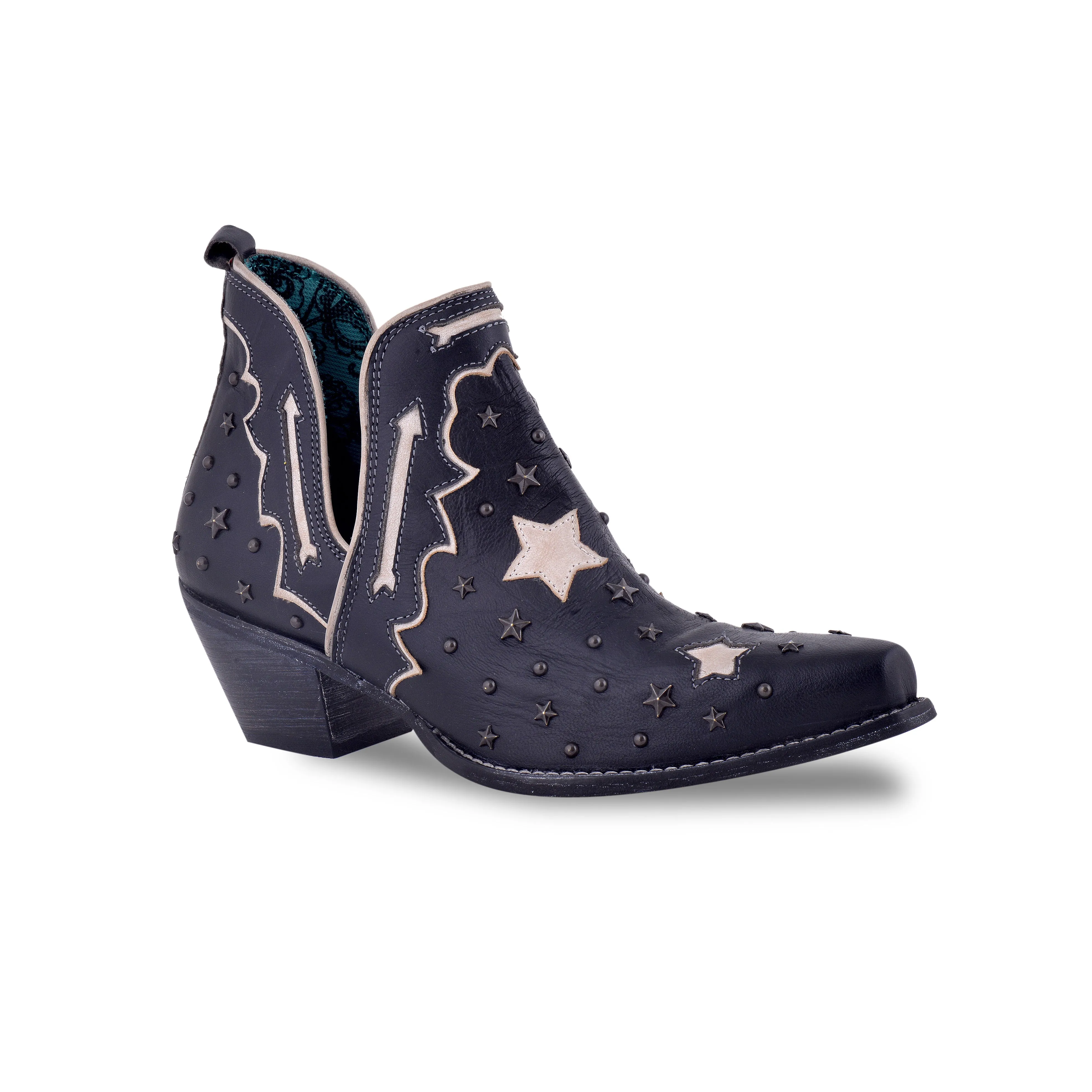 Lone Star Sky Split-Top Leather Boots