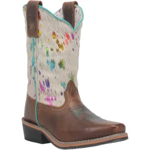 Rumi Drizzle Cow Fur Kid's Boots