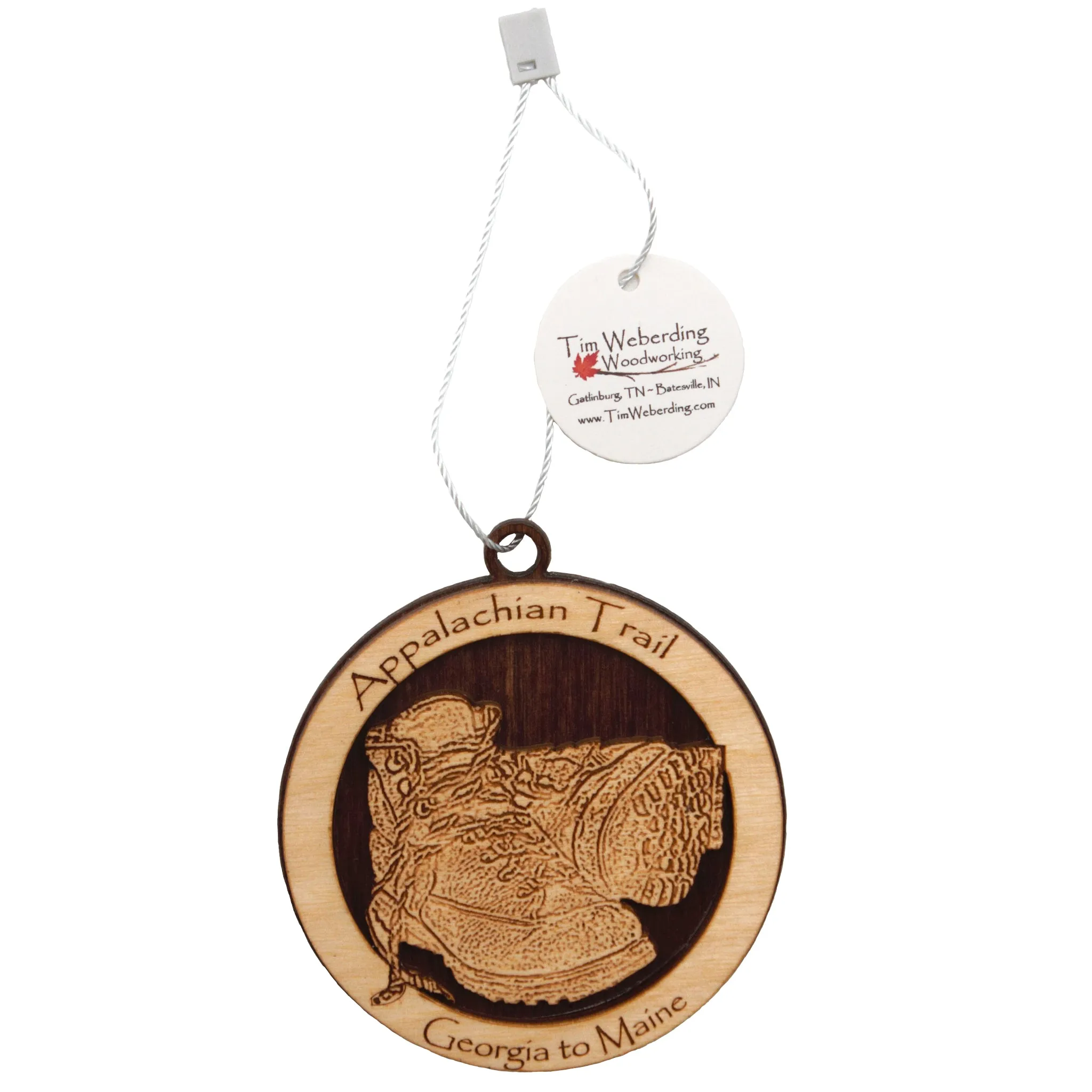 Tim Weberding Appalachian Trail Wood Ornament