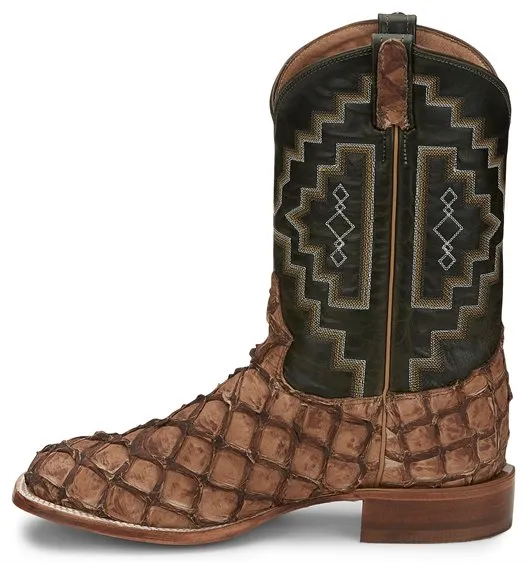 TONY LAMA MEN'S LEVIATHAN PIRARUCU WESTERN BOOT - 6082