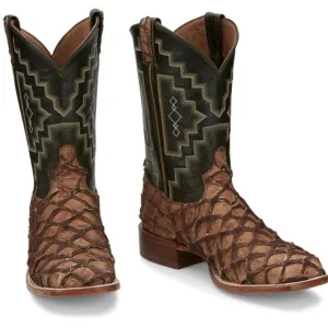 TONY LAMA MEN'S LEVIATHAN PIRARUCU WESTERN BOOT - 6082