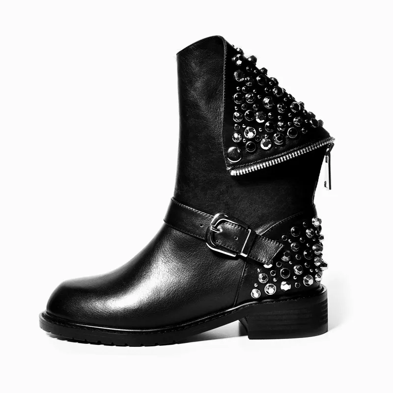 USS Shoes Alexa Women's Rivet Boots