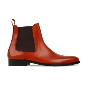 Vulcanesti - Men's Tan Calf Leather Chelsea Boot