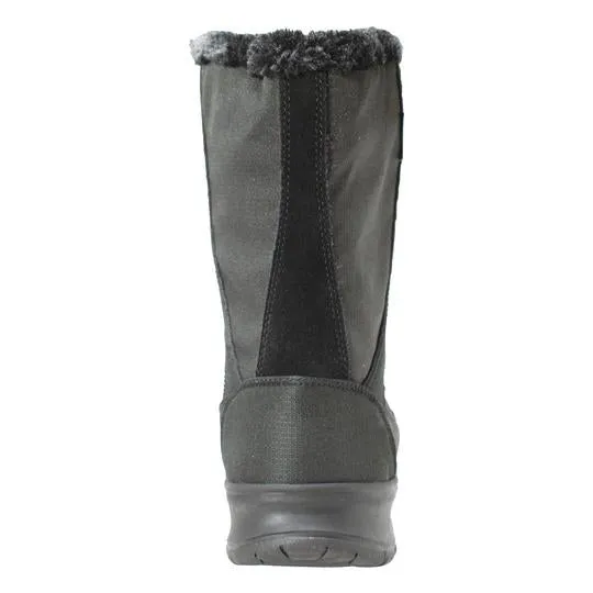 Womens Waterproof Nylon Winter Leather Boots