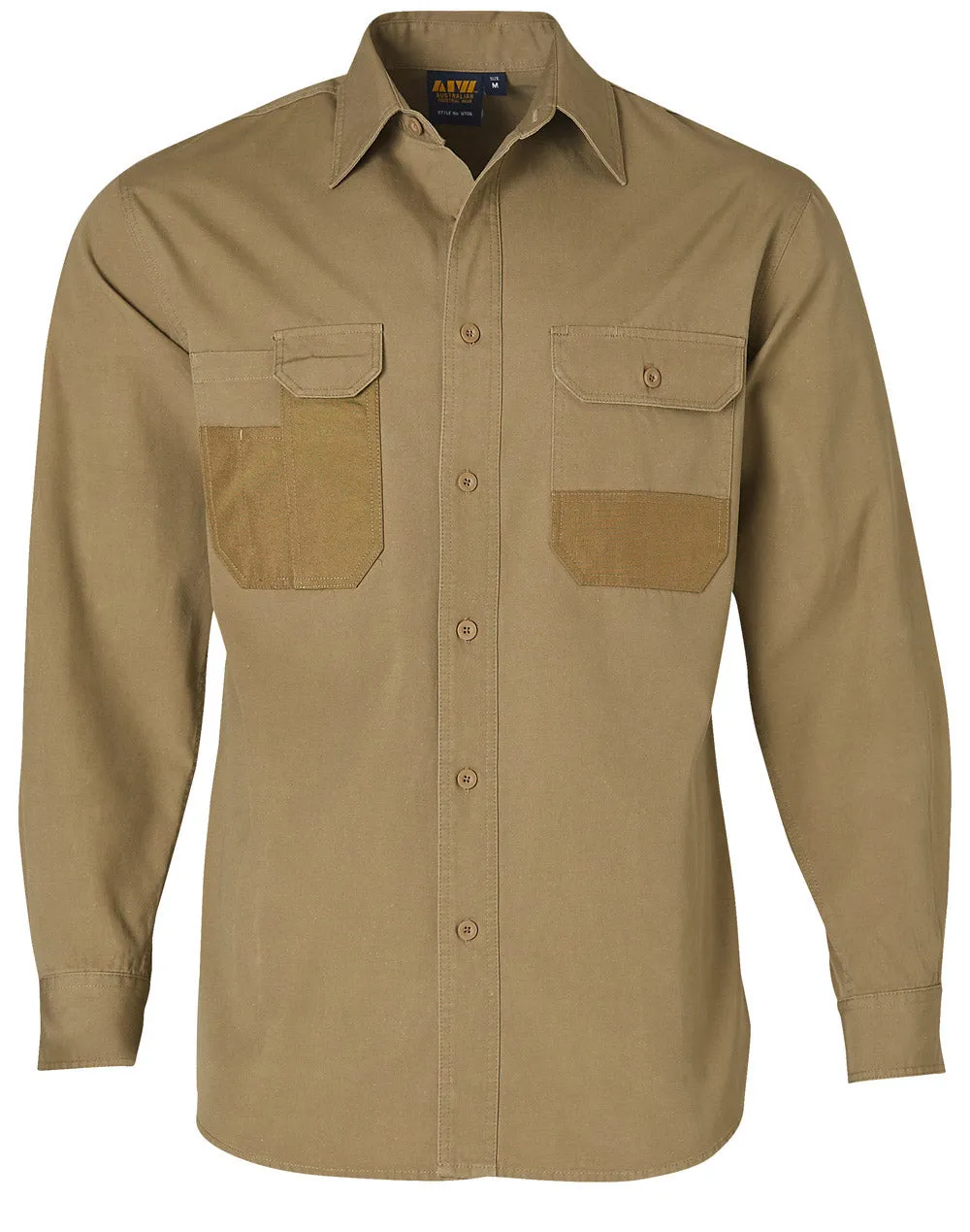 WT06 Durable Long Sleeve Work Shirt